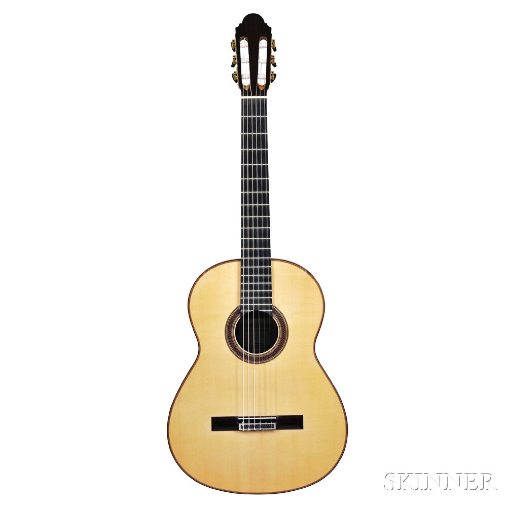 Spanish Classical Guitar, Antonio Marin Montero, Granada, 2007, no. 853, bearing the maker's label