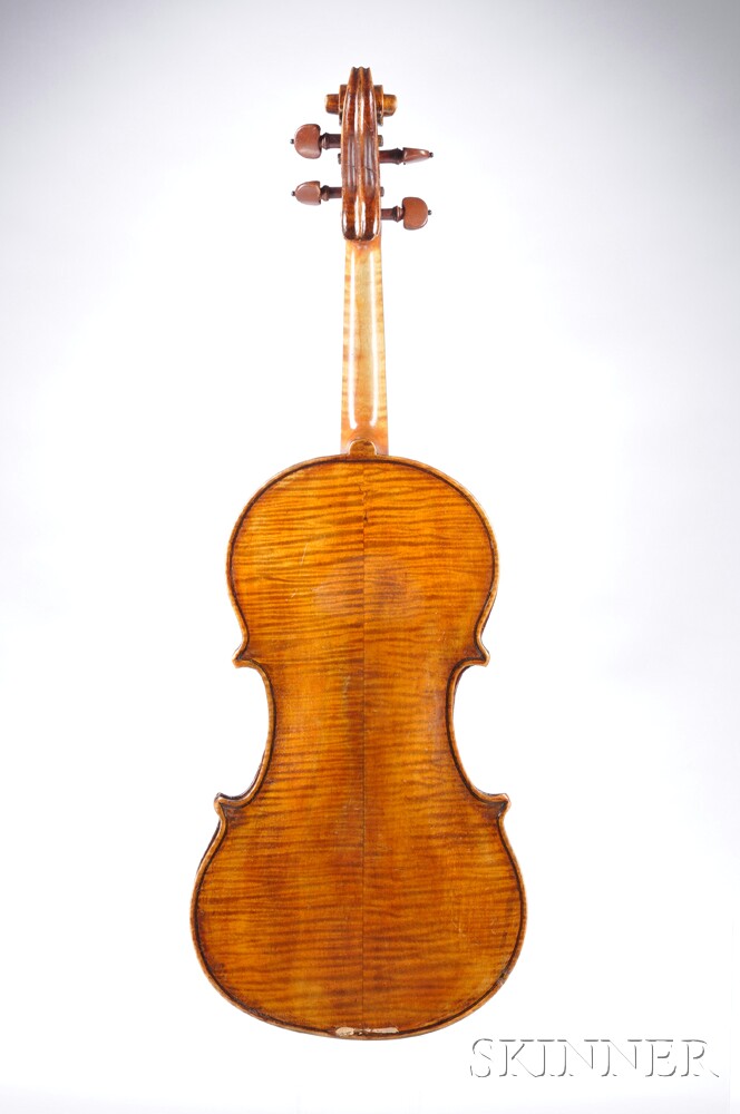 Violin, Attributed to Raffaele & Antonio Gagliano, Naples, 1840, labeled RAFFAELE ED ANTONIO - Image 2 of 3