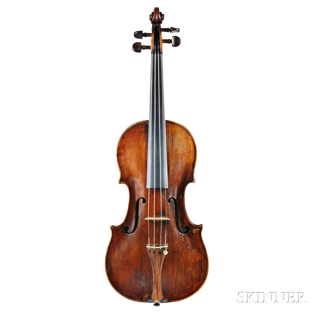 German Violin, Philipp Jacob Fischer, Wurzburg, c. 1780, bearing the maker's label, length of back