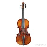 Violin, labeled Emile Germain a Paris / Faubourg Montmartre, 1898, length of back 358 mm, with