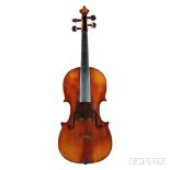 French Violin, labeled Antonius Stradiuarius, inscribed on bass bar JAN.15-60, length of back 358