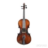 German Violin, labeled ANTONIUS & HIERONYMUS, length of back 362 mm, with double case. German