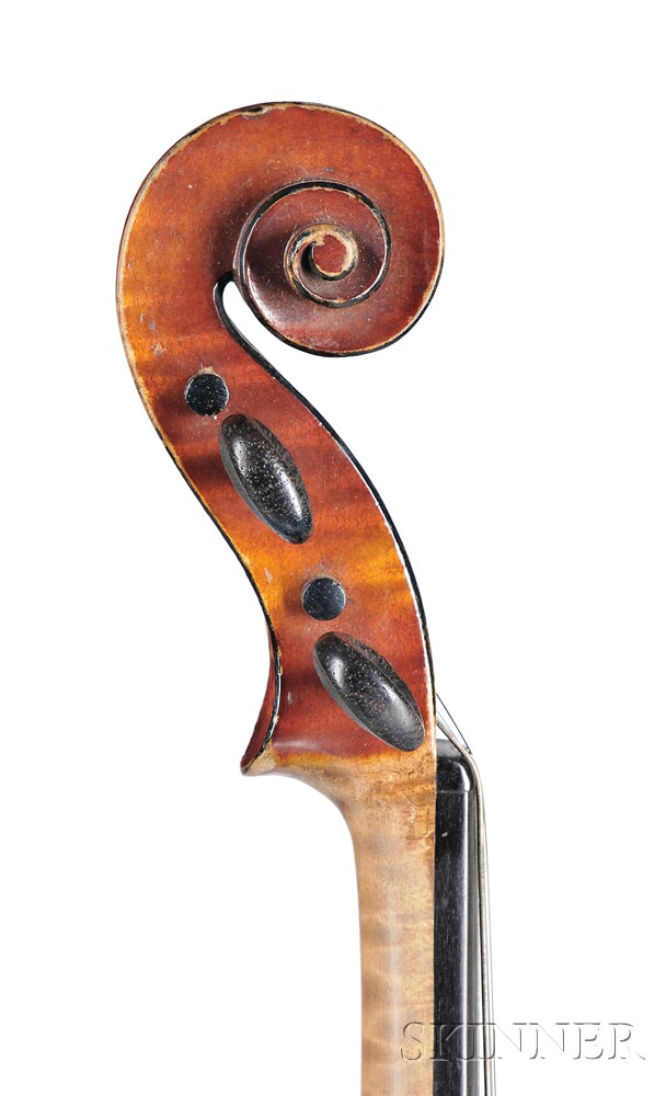 French Viola, Charles Gand, Paris, 1843, labeled GAND, Luthier de la Musique du Roi / et du - Image 2 of 3