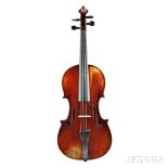 French Violin, Honore Derazey Workshop, Mirecourt, 19th Century, branded internally H. DERAZEY,