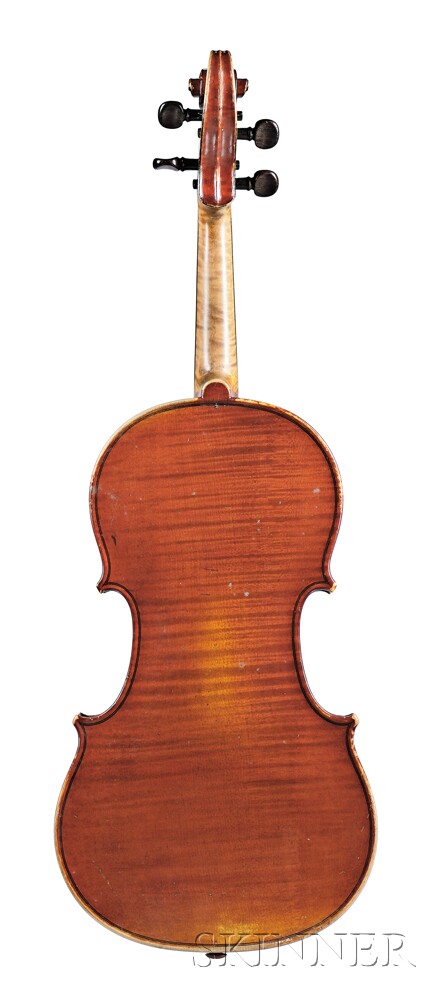 French Viola, Charles Gand, Paris, 1843, labeled GAND, Luthier de la Musique du Roi / et du - Image 3 of 3