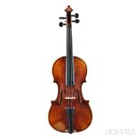 German Violin, Ernst Reinhold Schmidt, Markneukirchen, c. 1900, branded internally E.*R.*S.,