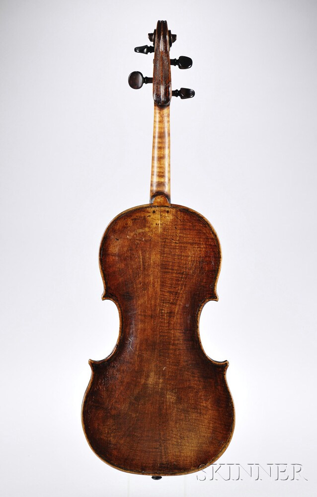English Violin, Workshop of James and Henry Banks, Salisbury, 1808, labeled JAMES AND HENRY - Image 3 of 3