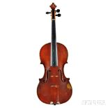 German Violin, Heinrich Th. Heberlein, Jr., Markneukirchen, 1920, bearing the maker's label,