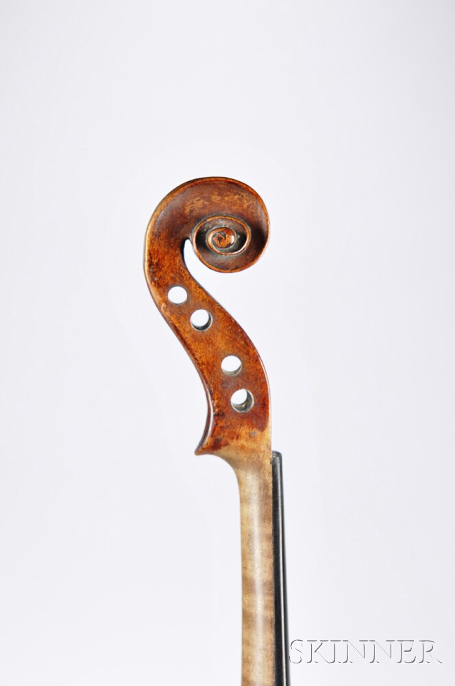 German Violin, Markneukirchen, c. 1770, labeled Iofredus Cappa fecit / Salutiis Anno 16__, length of - Image 2 of 3
