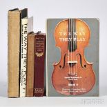 Five Violinist-related Books, including: Famous Violinists, Celebrated Violinists: Past and Present,