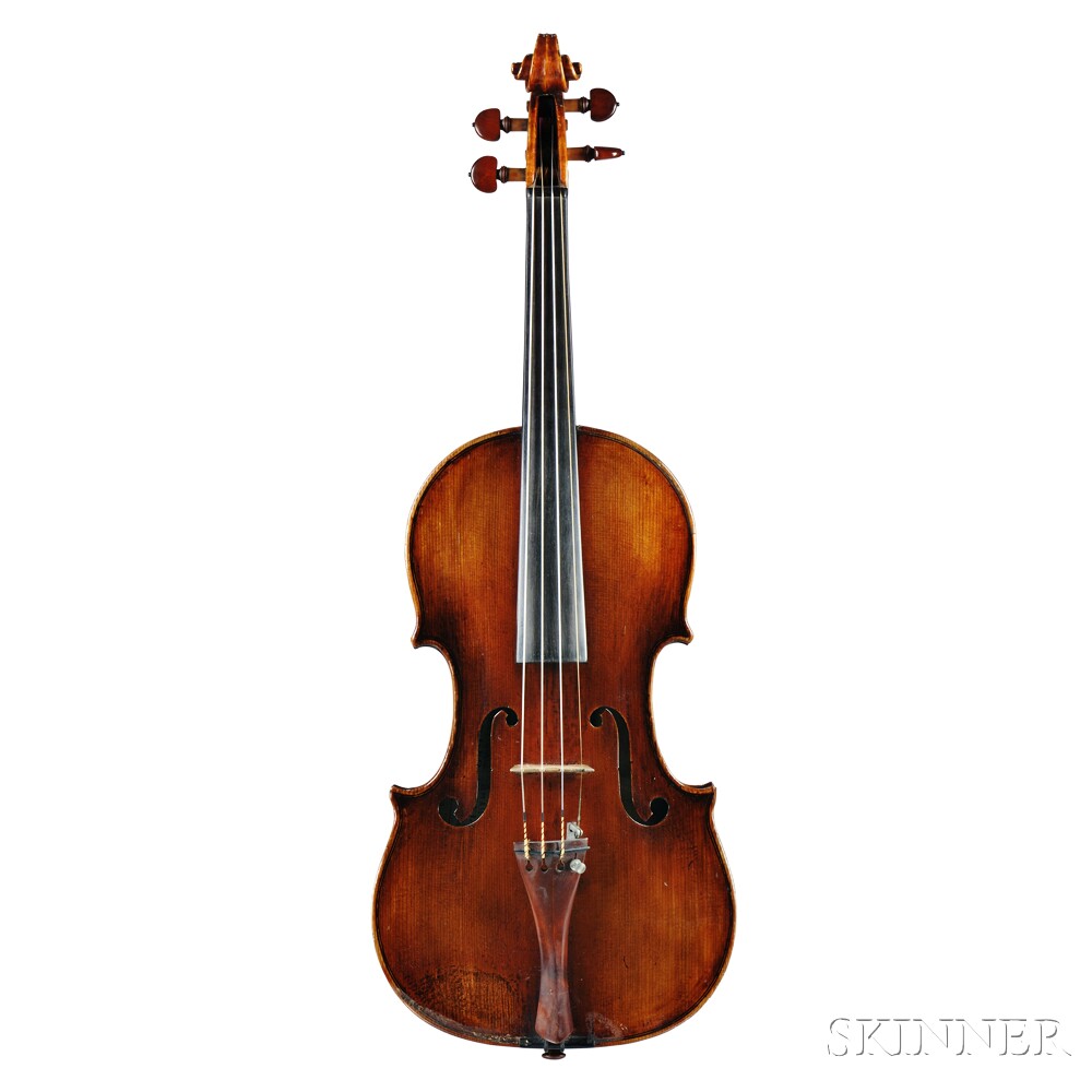 Canadian Violin, George Heinl, Toronto, 1940, labeled EXACT REPRODUCTION OF HIERONIMUS / BY GEO.