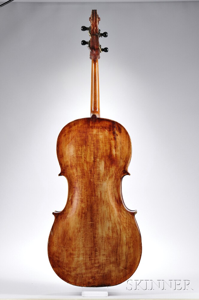 American Church Bass, c. 1850, length of back 780 mm. American Church Bass, c. 1850, length of - Image 2 of 2