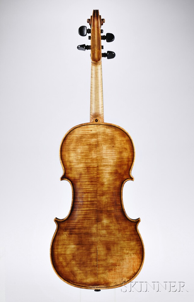 American Violin, John W. Shumway, 1905, bearing the maker's manuscript label, length of back 356 mm. - Image 3 of 3