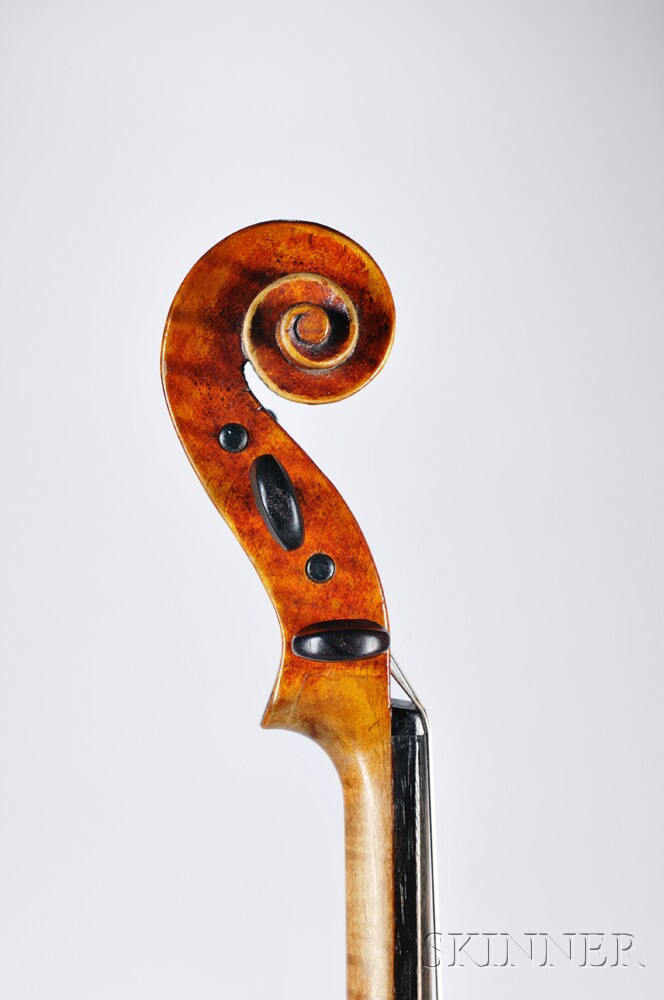 Contemporary Viola, Attributed to Otto Erdesz, unlabeled, length of back 417 mm, with case and - Image 2 of 3