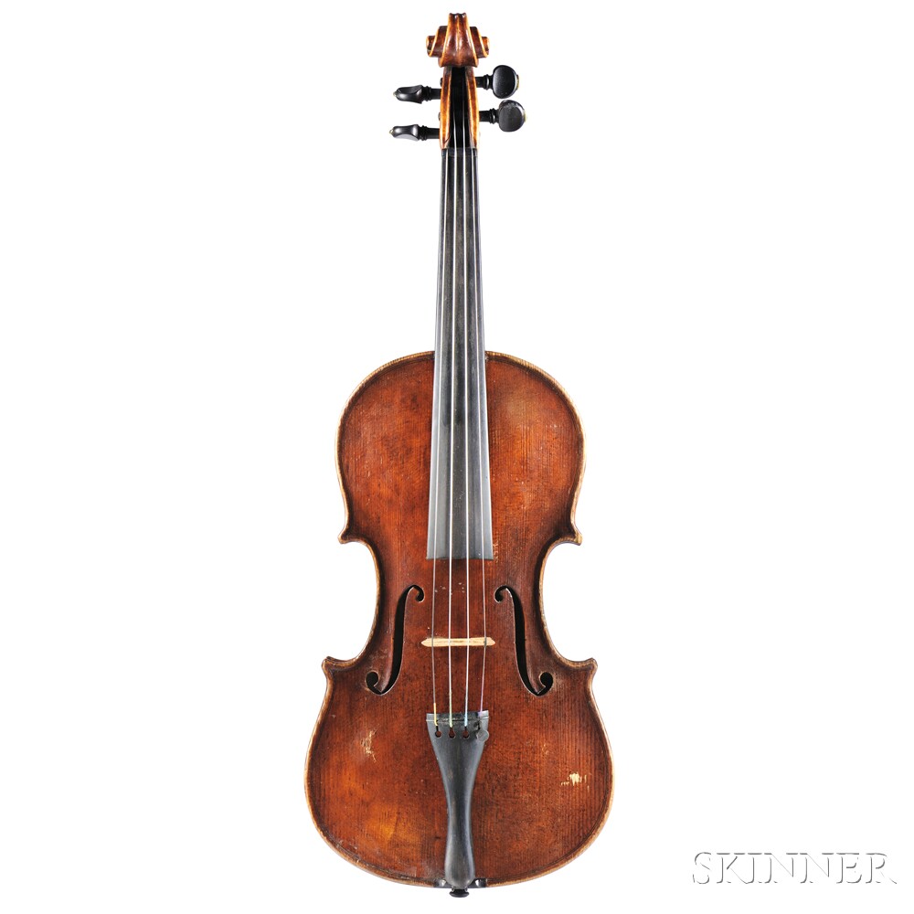 Italian Violin, School of Scarampella, Mantua, c. 1925, labeled STEFANO SCARAMPELLA di BRESCIA /