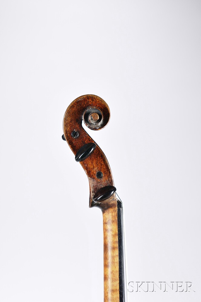 English Violin, Workshop of James and Henry Banks, Salisbury, 1808, labeled JAMES AND HENRY - Image 2 of 3