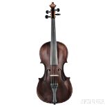 English Violin, Job Ardern, Wilmslow, 1900, labeled JOB ARDERN / WILMSLOW, / CHESHIRE. / No. 484.