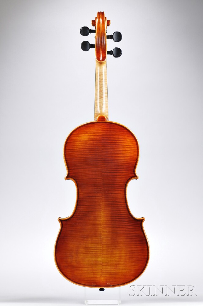 Violin, Attributed to Stefano Conia, 1998 labeled Stefano Conia / Fatto in Cremona / Anno 1998, - Image 3 of 3