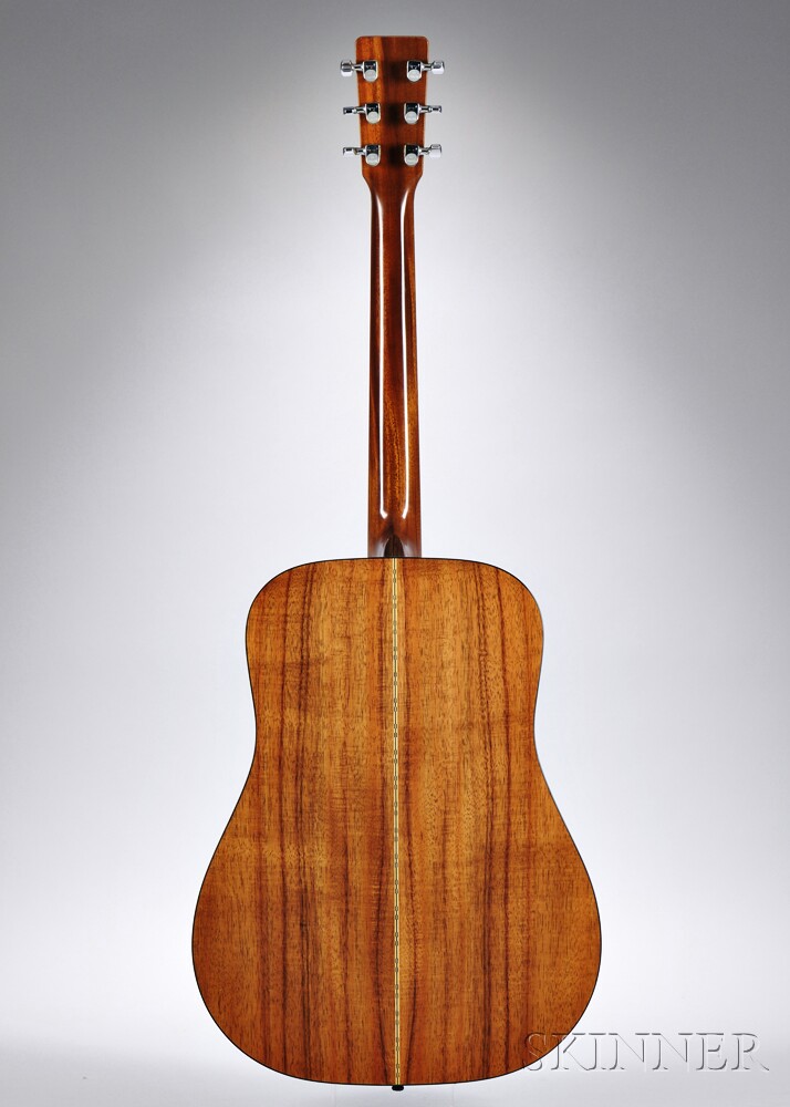 C.F. Martin & Co. D-25 K Acoustic Guitar, 1980, serial no. 421826, koa back and sides, with original - Image 3 of 3