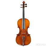 American Violin, 20th Century, inscribed WS / 1917, length of back 358 mm. American Violin, 20th