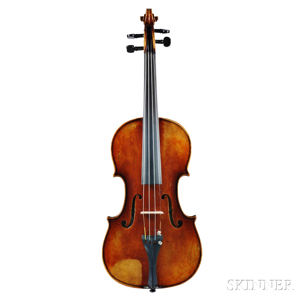 Violin, Jay Haide, 2009, bearing the maker's label, length of back 358 mm. Violin, Jay Haide,