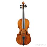 German Violin, Late 19th Century, labeled Petrus Valentinus Novellus / Discipulus Anselmi Bellosij /