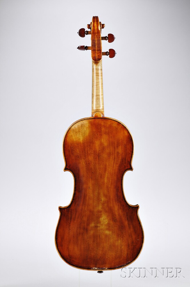 Canadian Violin, George Heinl, Toronto, 1940, labeled EXACT REPRODUCTION OF HIERONIMUS / BY GEO. - Image 3 of 3