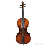 Violin, labeled Samuel Nemessanyi fecit ad formam / Josephi Guarnerii pestini anno 1872, length of