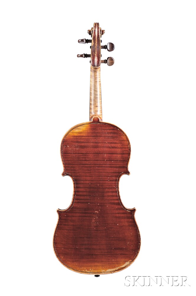 French Violin, Gand & Bernardel Fres, 1888, labeled GAND & BERNARDEL FRES / Luthiers du - Image 2 of 3