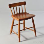 Shaker Low-back Dining Chair, probably Canterbury, New Hampshire, 19th century pine and possibly