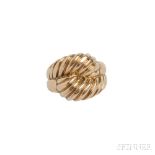 14kt Gold Knot Ring, Tiffany & Co., 5.4 dwt, size 6 3/4, signed. 14kt Gold Knot Ring, Tiffany & Co.,