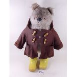 A Gabrielle Paddington Bear with yellow boots