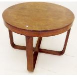 A circular Art Deco style occasional table