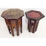 Two Islamic octagonal tables