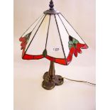 A Tiffany style table lamp