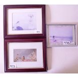 Three Russell Flint small prints