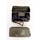 A pair of WWII field telephones - Set J YA 7815