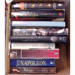 A box of books on history