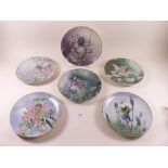 A set of six Villeroy and Bosch flower fairy plates