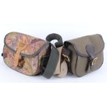 Jack Pyke Mossy Oak, canvas cartridge bag and another canvas cartridge bag
