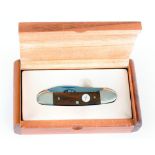 Boker Lewis & Clark, double blade penknife, in wooden presentation box, Ltd Ed 761/1000