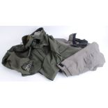 Peter Storm, waterproof jacket in Olive green, size L, together with another waterproof jacket, size
