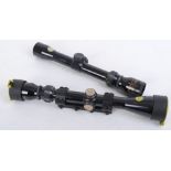 3-9 x 40 Tasco scope with mounts; 2-7 x 32 Tasco scope