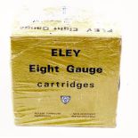 25 x 8 bore Eley Eight Gauge, 57 gm, 80mm, BB shot cartridges