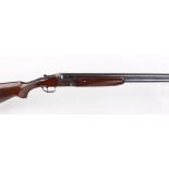 12 bore AYA Yeoman, over and under, ejector, 28 ins barrels, 1/4 & 1/4, ventilated rib, 70mm