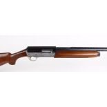 12 bore Franchi Model 48 AL America Silver Model, semi automatic, five shot, 28 ins 3/4 choke