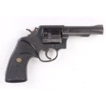 .38 Smith & Wesson Model 10-8, six shot revolver, 4 ins heavy barrel impressed 38 S.& W. Special