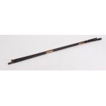 Three piece ebony cleaning rod and persussion ramrod