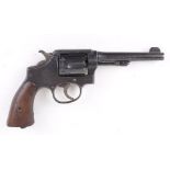 .38 Smith & Wesson, six shot revolver, 1914 patent, 5 ins barrel stamped Smith & Wesson, Springfield