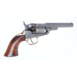 .31 Colt 1849 Pattern Pocket Pistol converted to .32 (rf) with 4 ins octagonal barrel inscribed